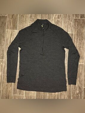Meriwool 250g 1/2 Zip Base Layer Extra Fine Merino Wool Long Sleeve Mens XL